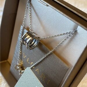 BVLGARI BZERO1 18K WHITE GOLD NECKLACE